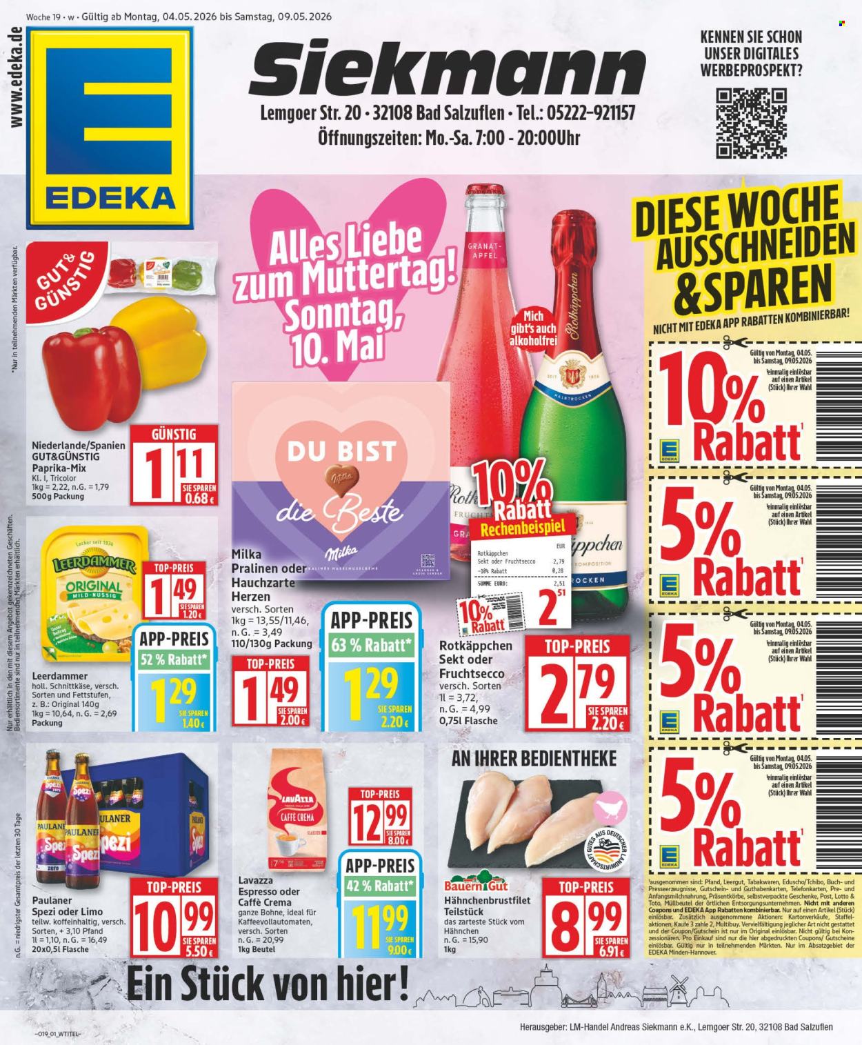 Edeka Prospekte  - 4.05.2026 - 9.05.2026. Seite 1