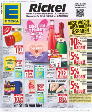Prospekte Edeka - 4.05.2026 - 9.05.2026.