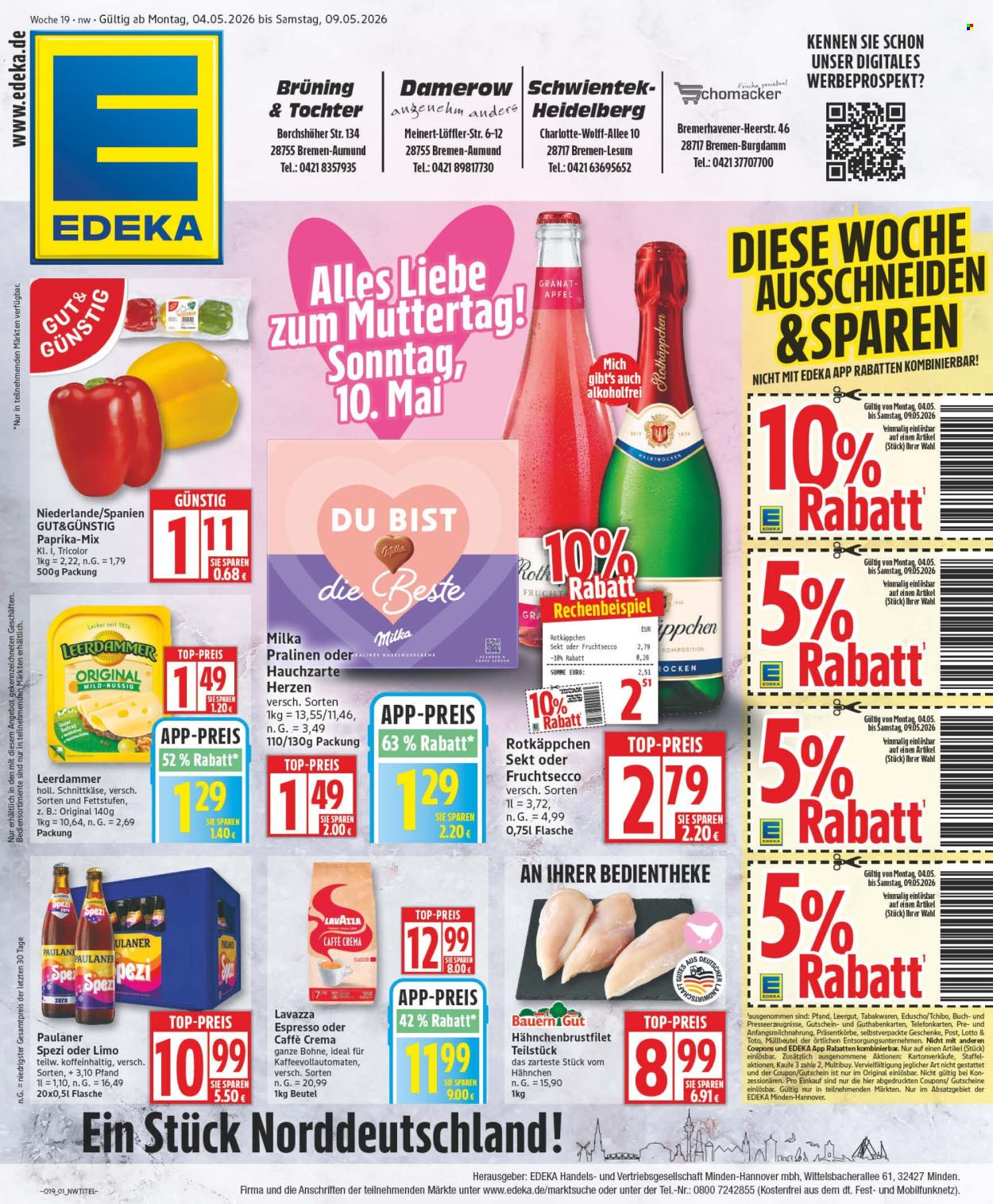 Edeka Prospekte  - 4.05.2026 - 9.05.2026. Seite 1