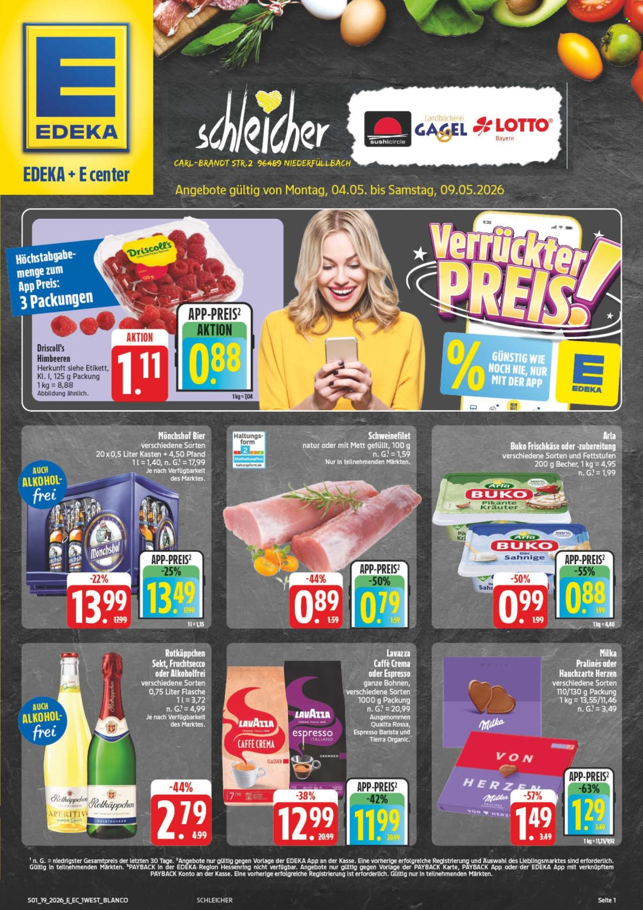 E center Prospekte  - 4.05.2026 - 9.05.2026. Seite 1