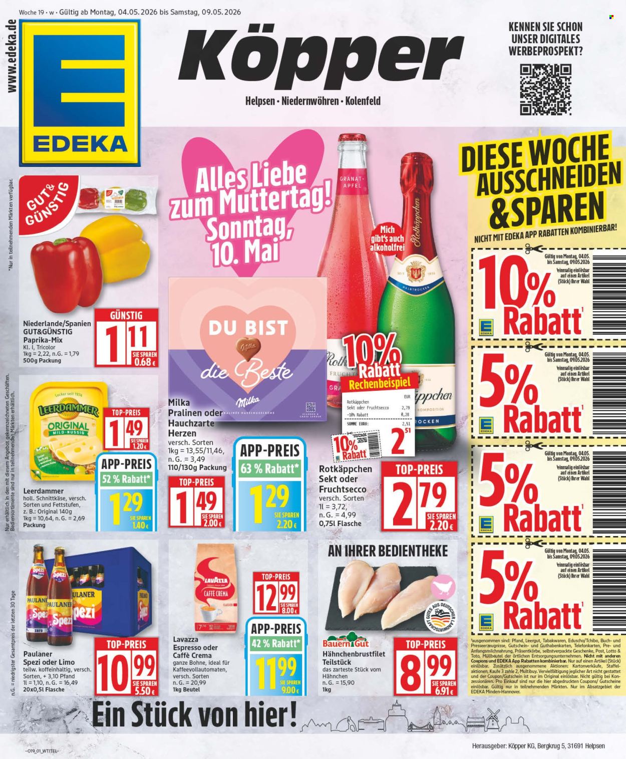 Edeka Prospekte  - 4.05.2026 - 9.05.2026. Seite 1