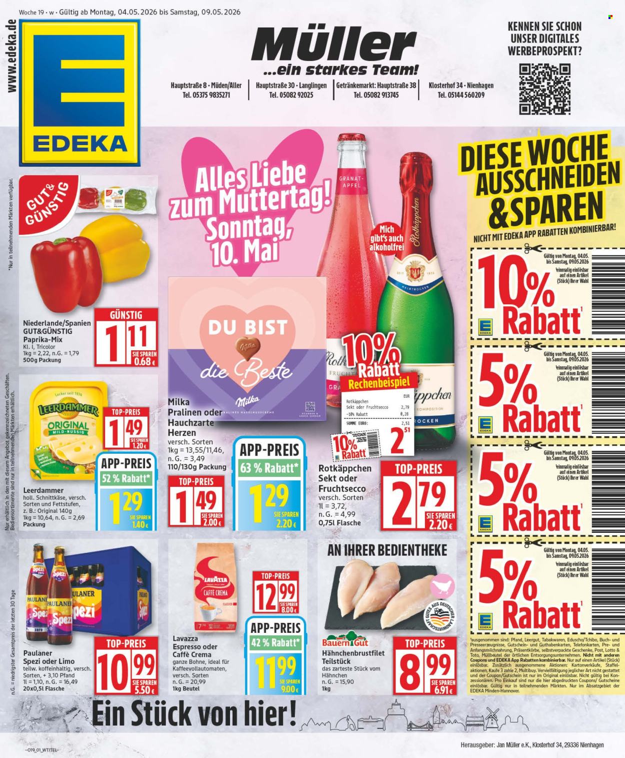 Edeka Prospekte  - 4.05.2026 - 9.05.2026. Seite 1