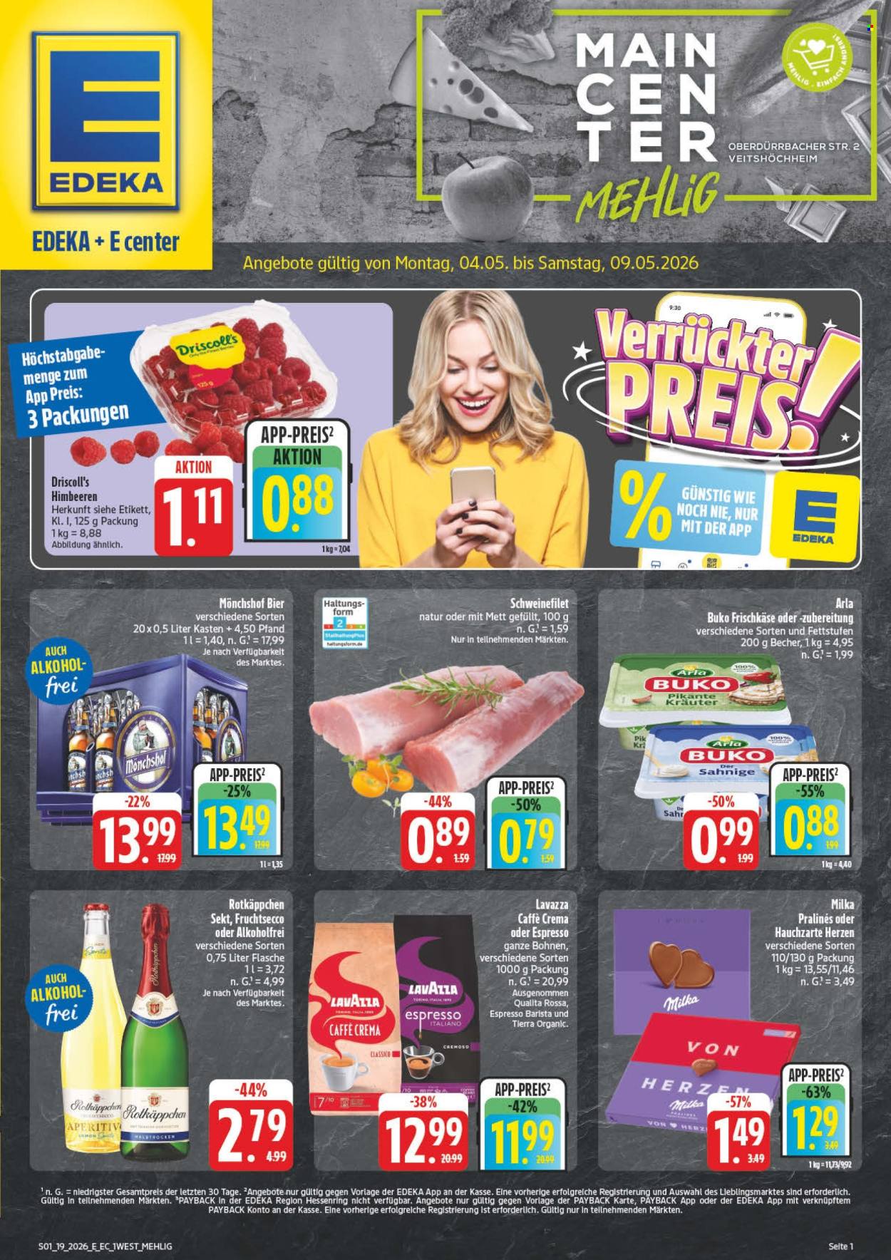 E center Prospekte  - 4.05.2026 - 9.05.2026. Seite 1
