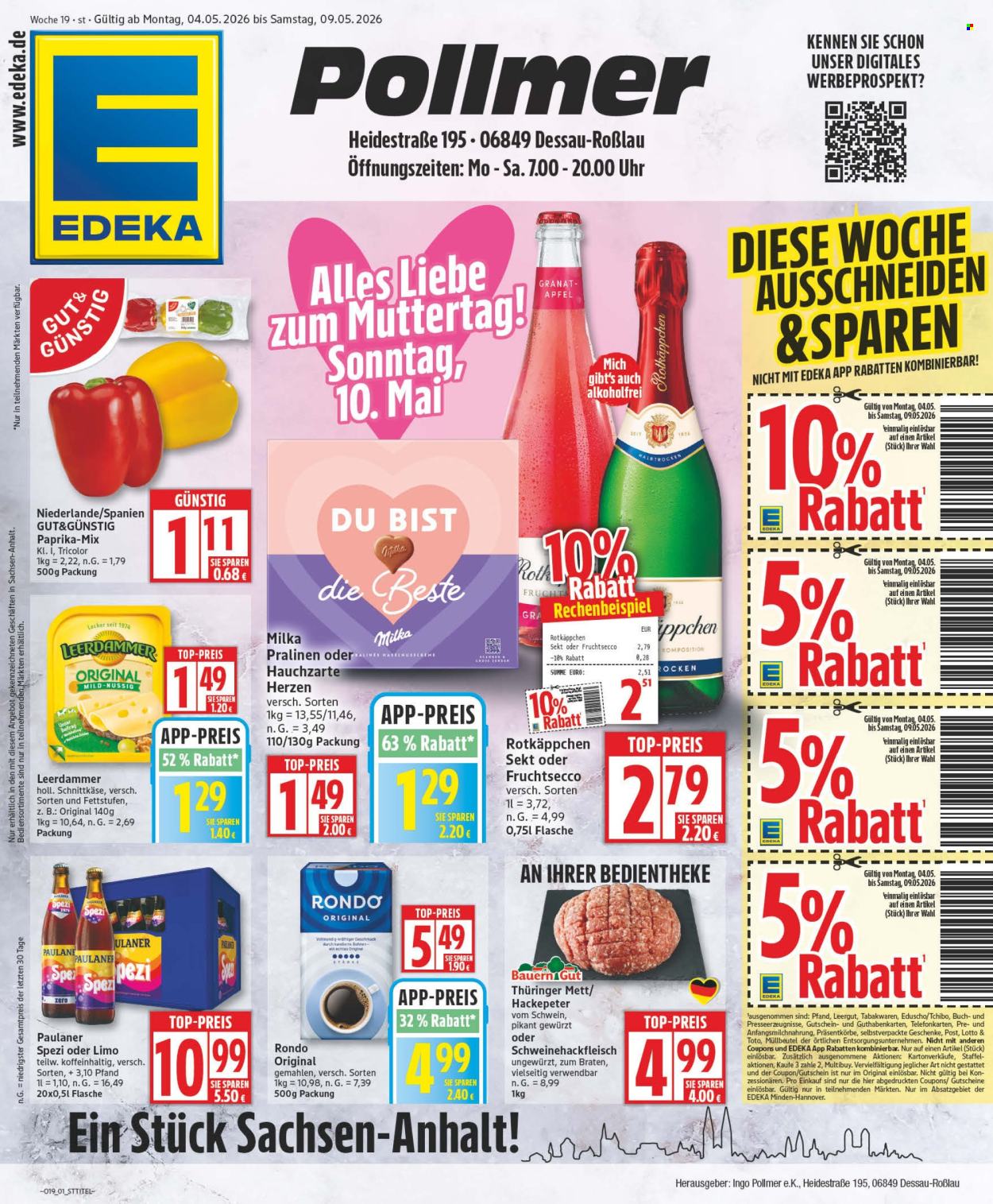 Edeka Prospekte  - 4.05.2026 - 9.05.2026. Seite 1
