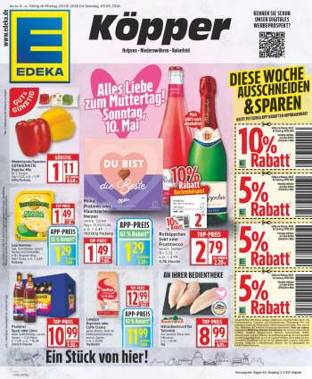 Prospekte Edeka - 4.05.2026 - 9.05.2026.