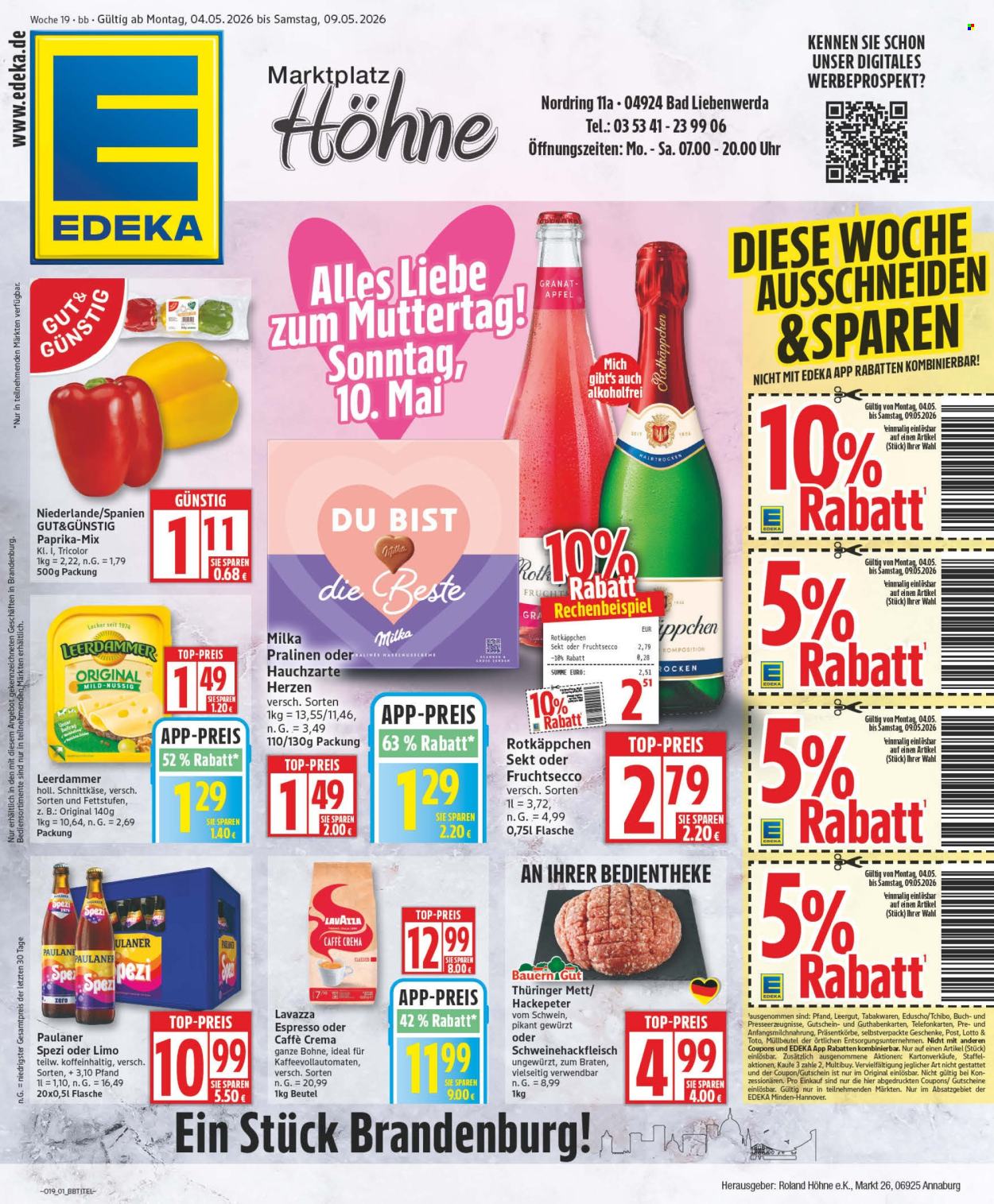 Edeka Prospekte  - 4.05.2026 - 9.05.2026. Seite 1