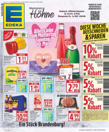 Prospekte Edeka - 4.05.2026 - 9.05.2026.