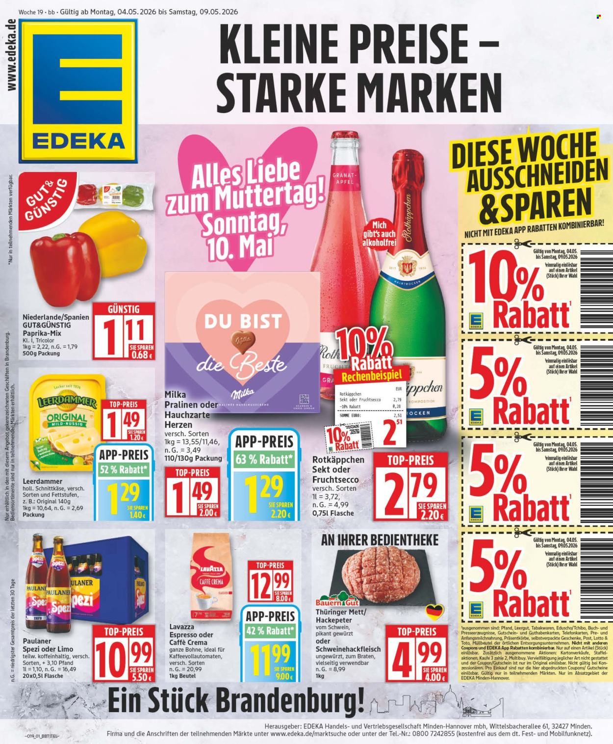 Edeka Prospekte  - 4.05.2026 - 9.05.2026. Seite 1