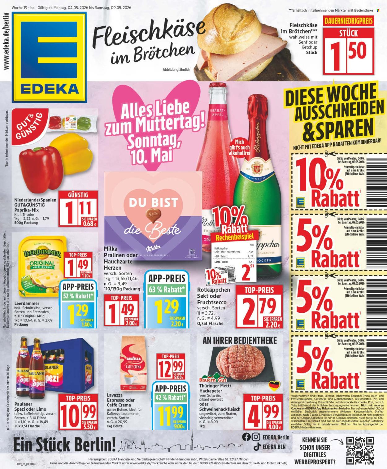 Edeka Prospekte  - 4.05.2026 - 9.05.2026. Seite 1
