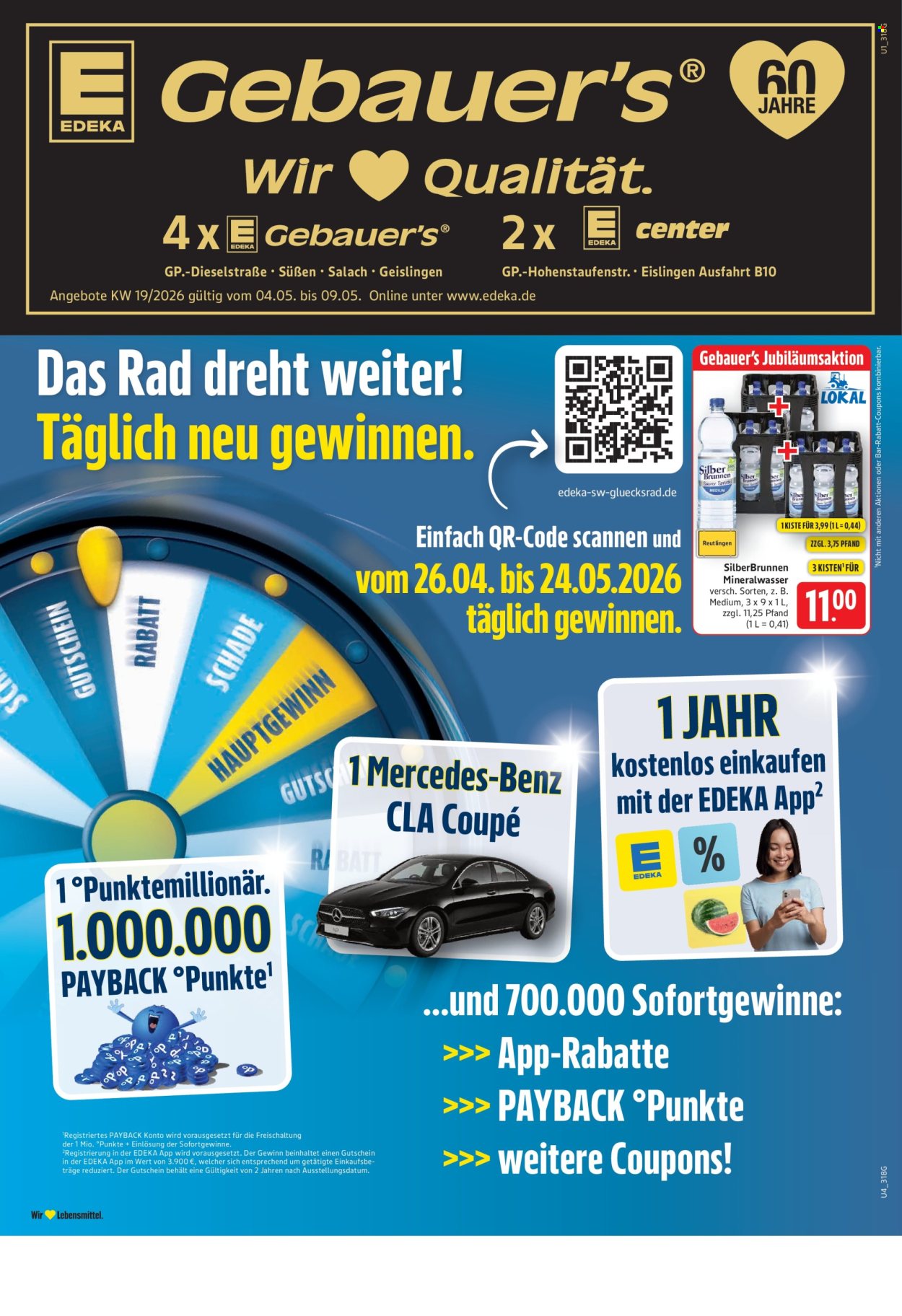 E center Prospekte  - 4.05.2026 - 9.05.2026. Seite 1