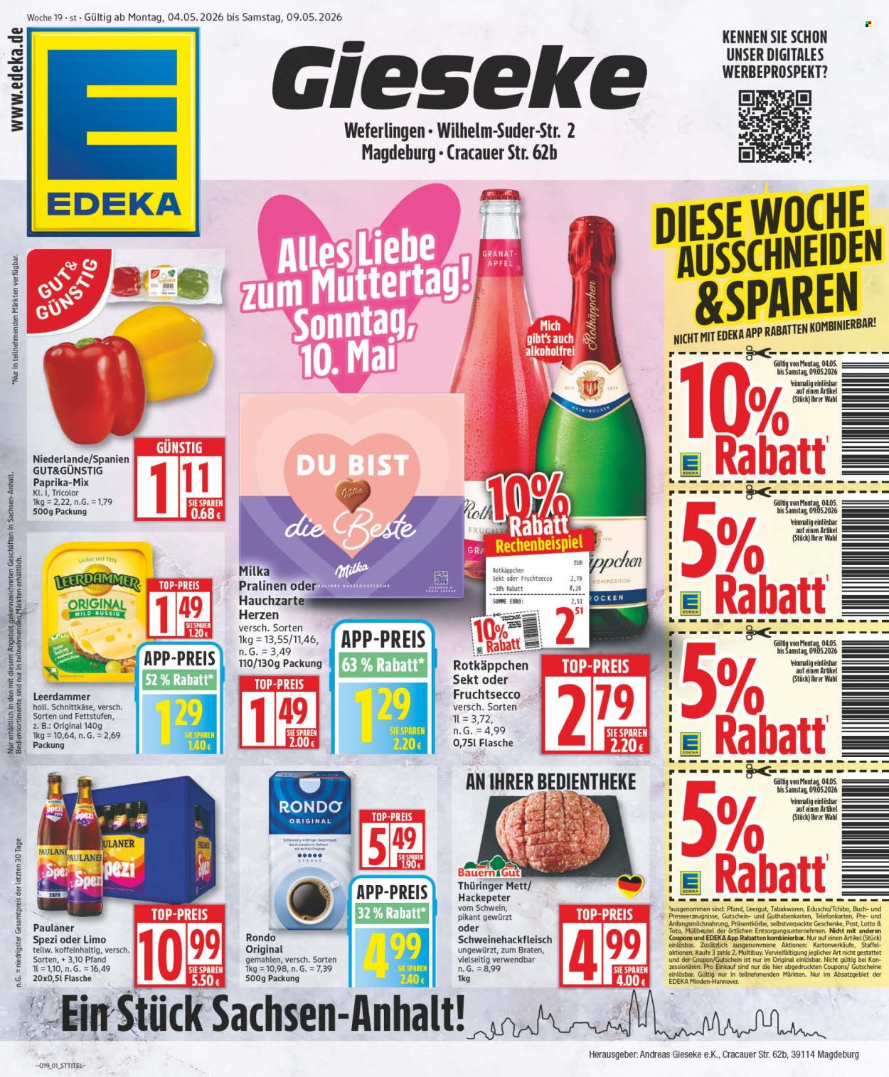 Edeka Prospekte  - 4.05.2026 - 9.05.2026. Seite 1