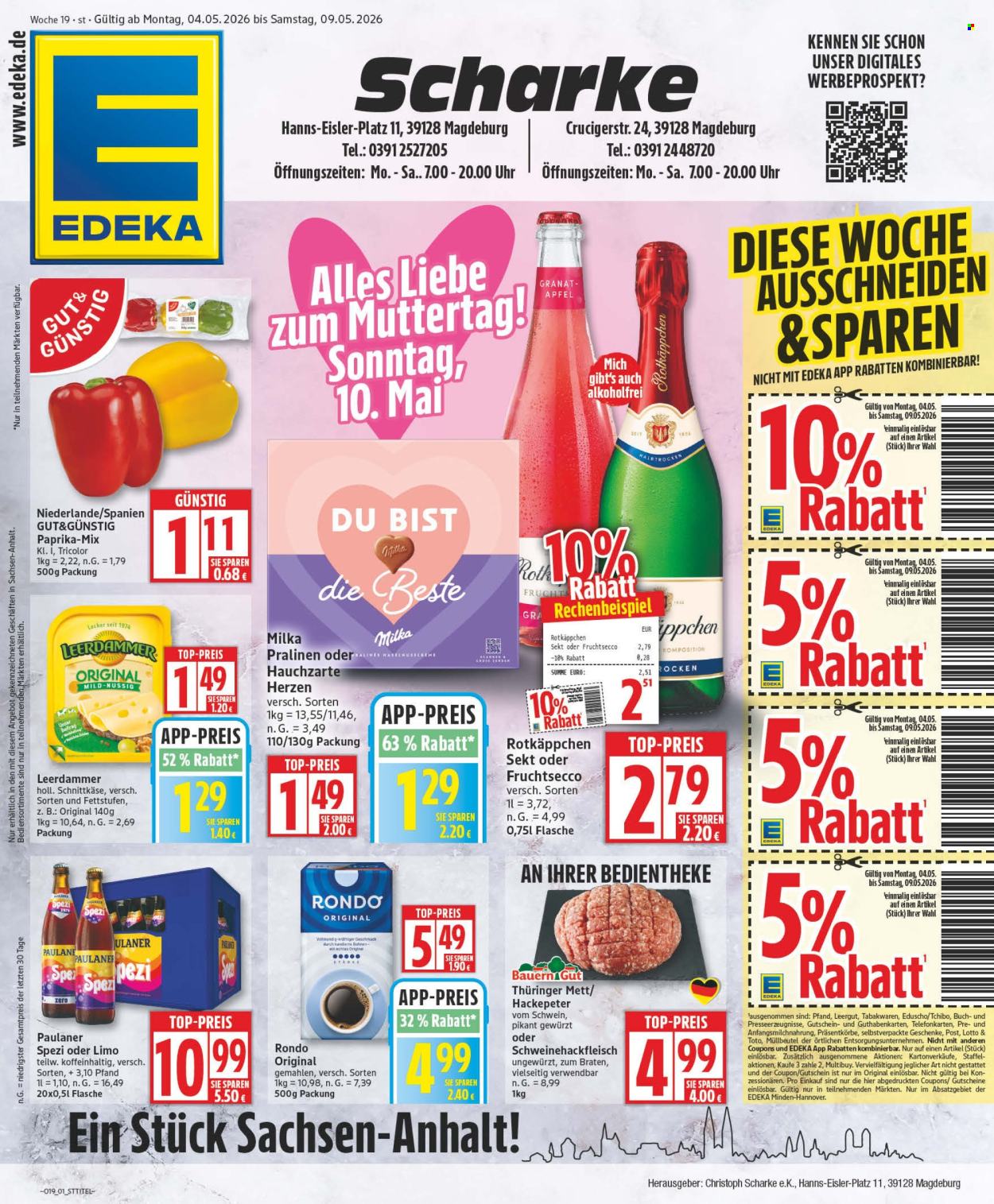 Edeka Prospekte  - 4.05.2026 - 9.05.2026. Seite 1