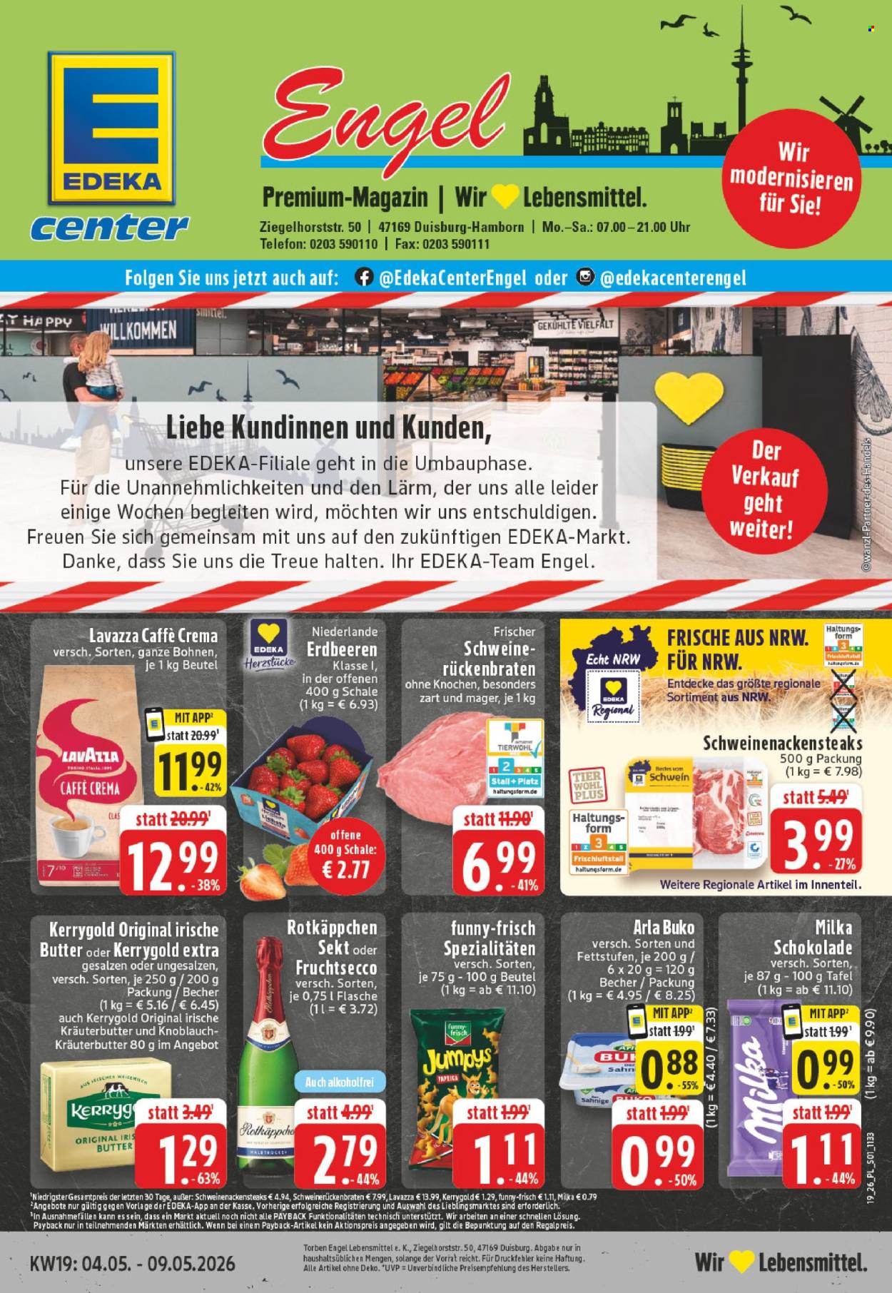 E center Prospekte  - 4.05.2026 - 9.05.2026. Seite 1