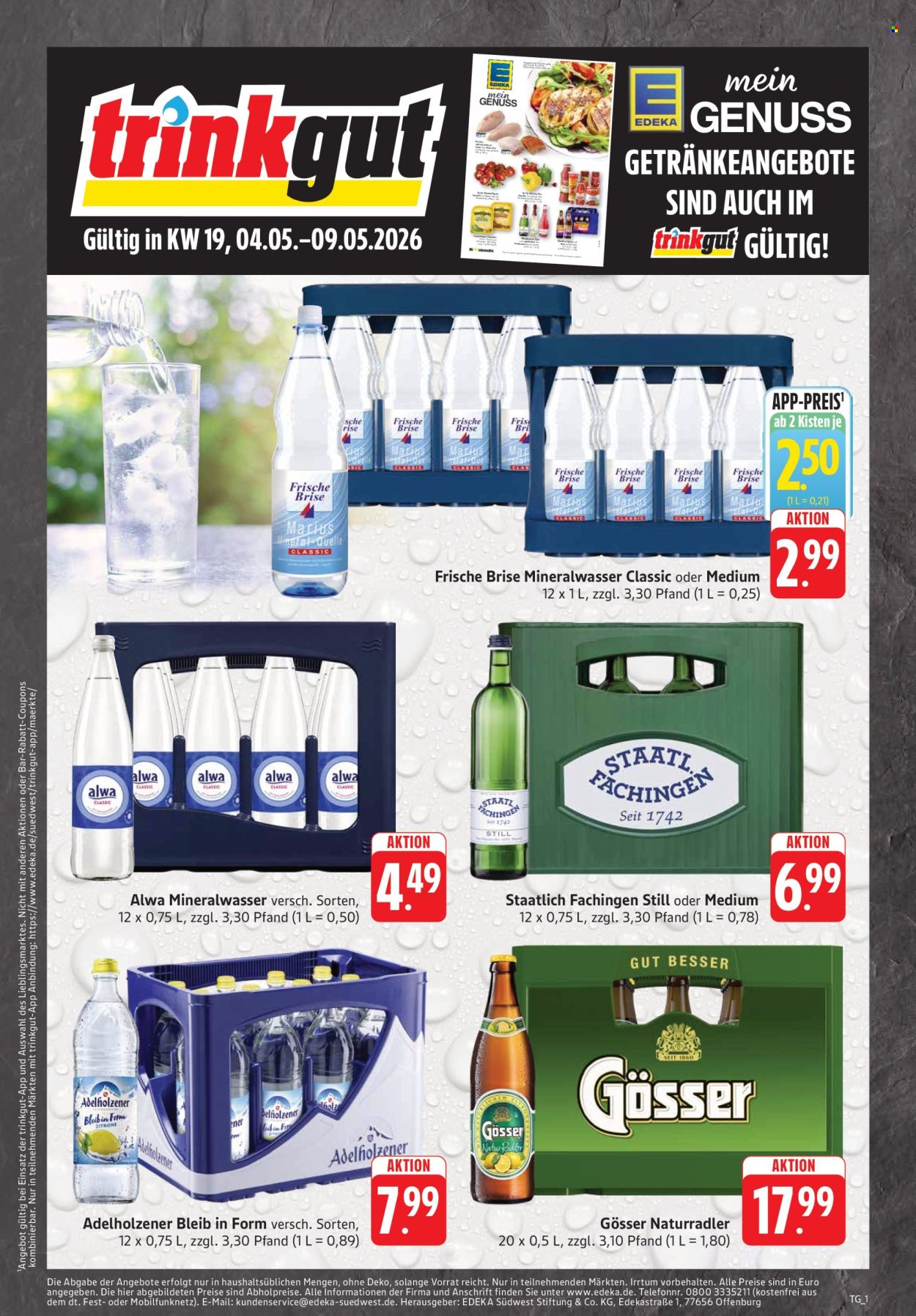 Edeka Prospekte  - 4.05.2026 - 9.05.2026. Seite 1