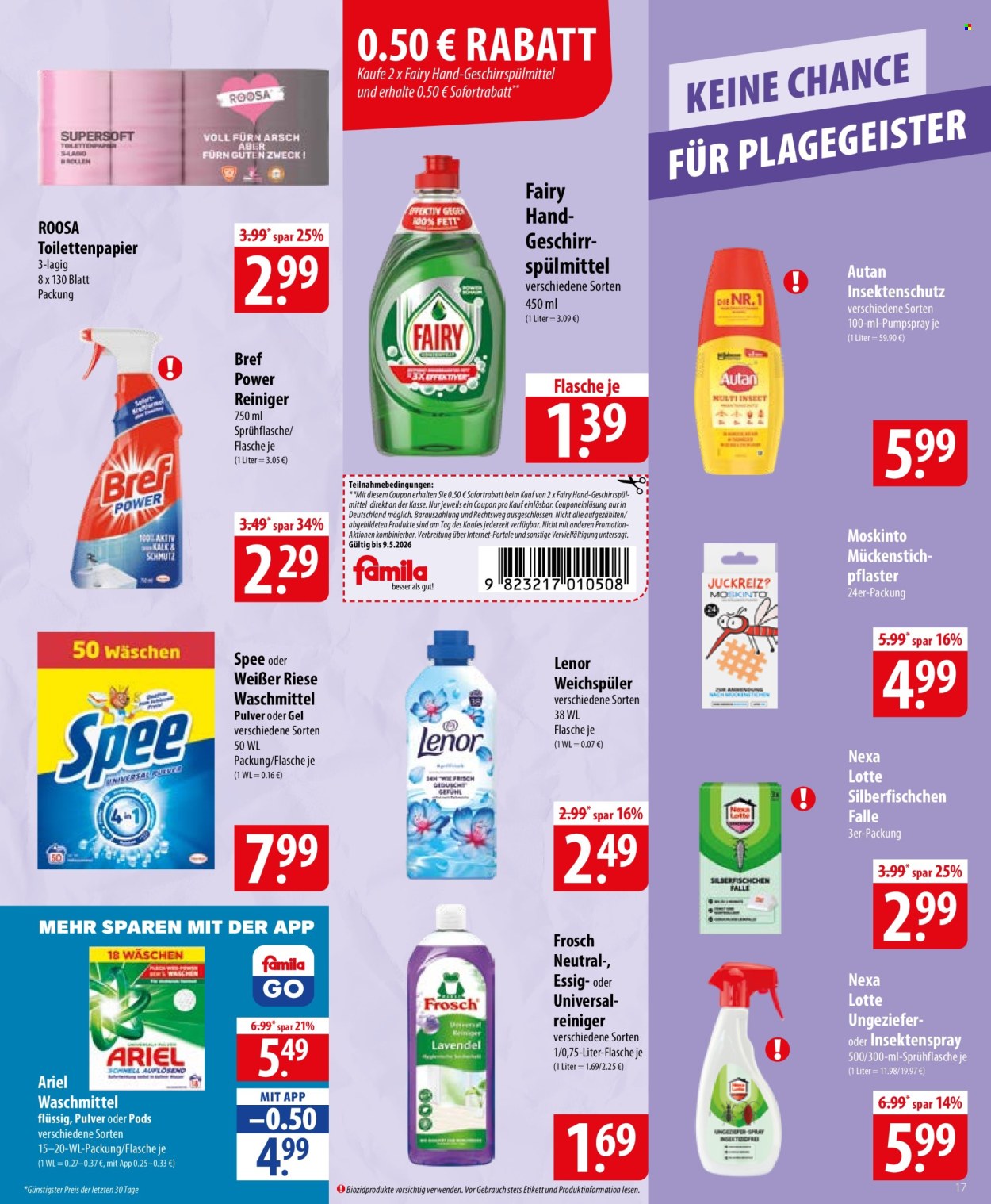 famila Prospekte  - 4.05.2026 - 9.05.2026. Seite 17