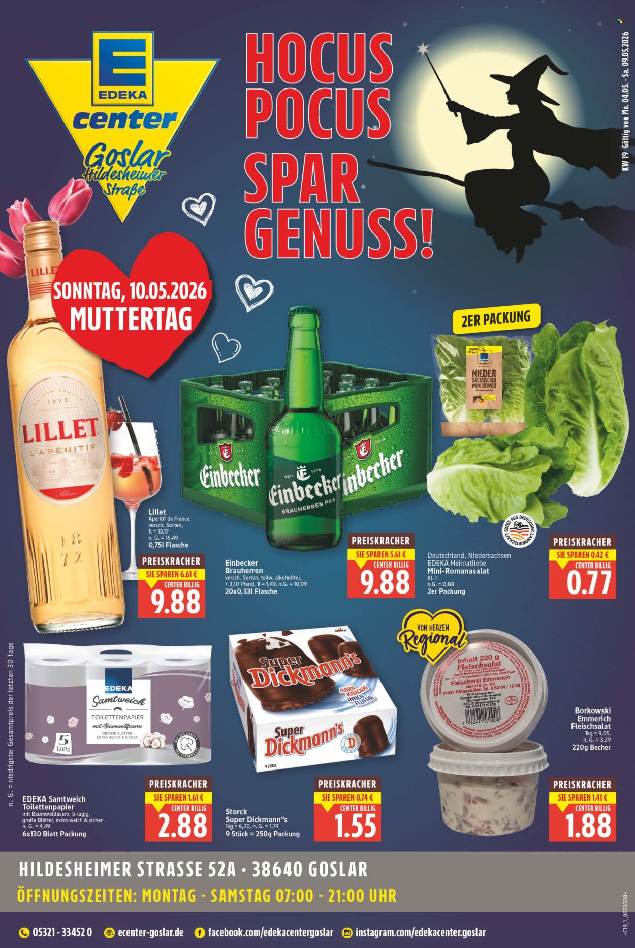 E center Prospekte  - 4.05.2026 - 9.05.2026. Seite 1
