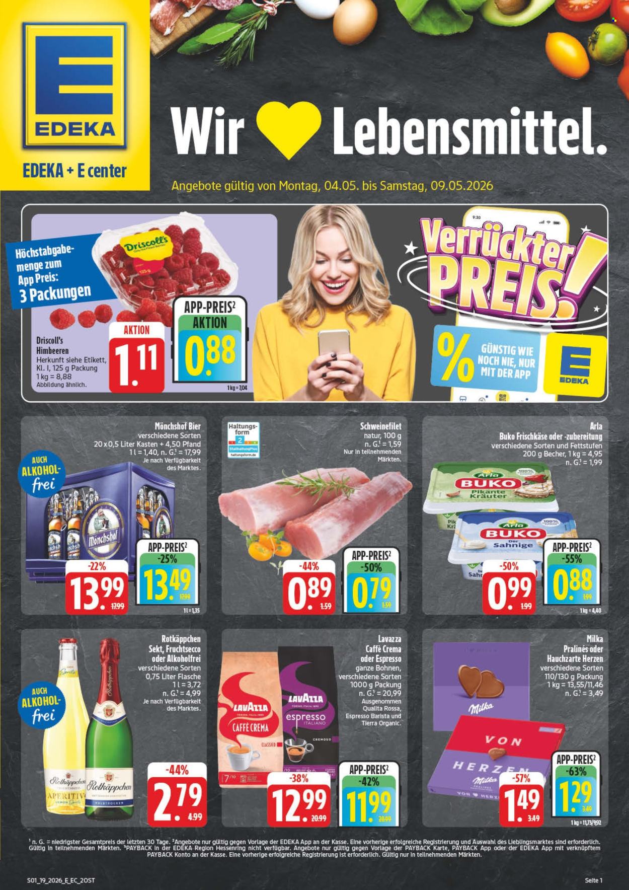 E center Prospekte  - 4.05.2026 - 9.05.2026. Seite 1