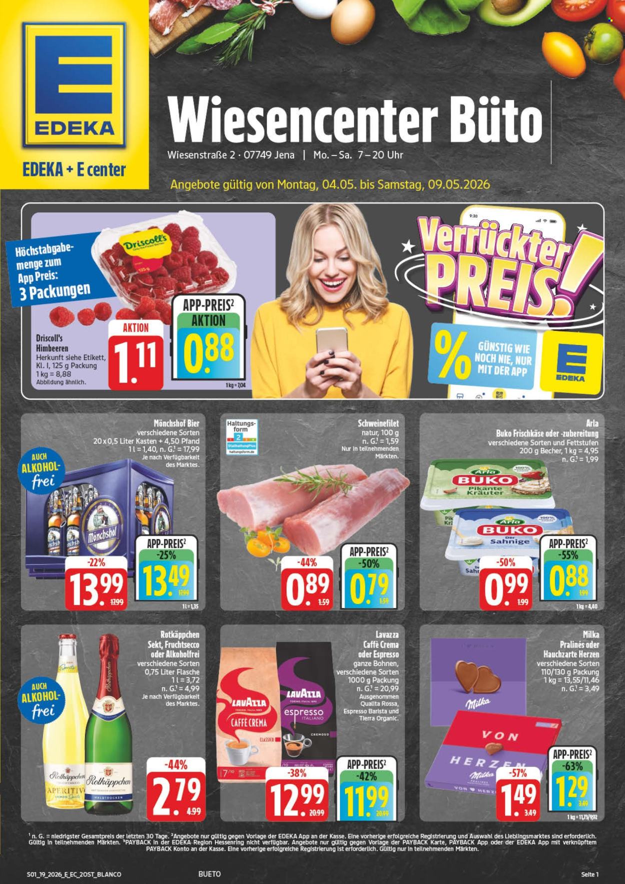 E center Prospekte  - 4.05.2026 - 9.05.2026. Seite 1