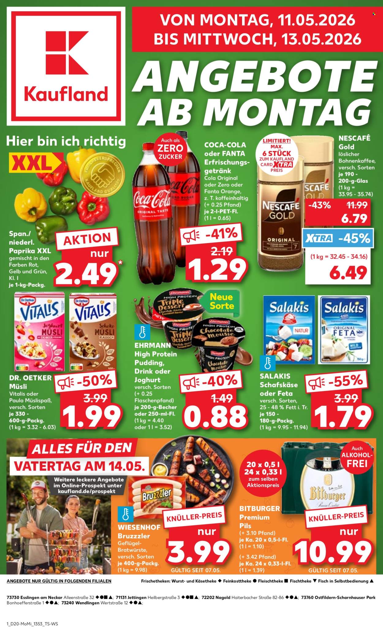 Kaufland Prospekte  - 11.05.2026 - 13.05.2026. Seite 1