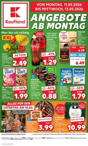 Prospekte Kaufland - 11.05.2026 - 13.05.2026.