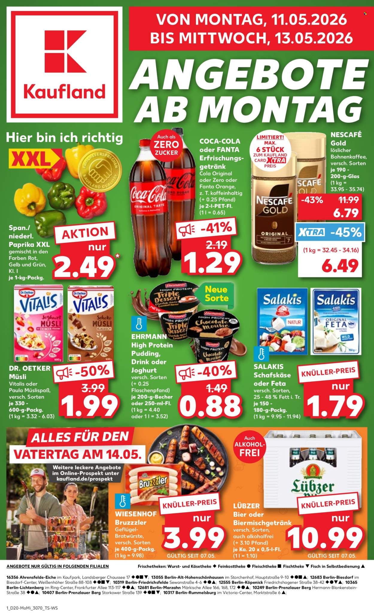 Kaufland Prospekte  - 11.05.2026 - 13.05.2026. Seite 1