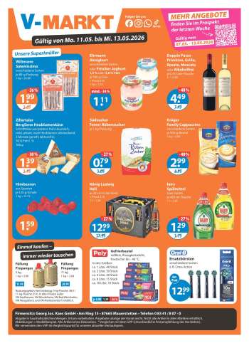 Prospekte V-Markt - 11.05.2026 - 13.05.2026.