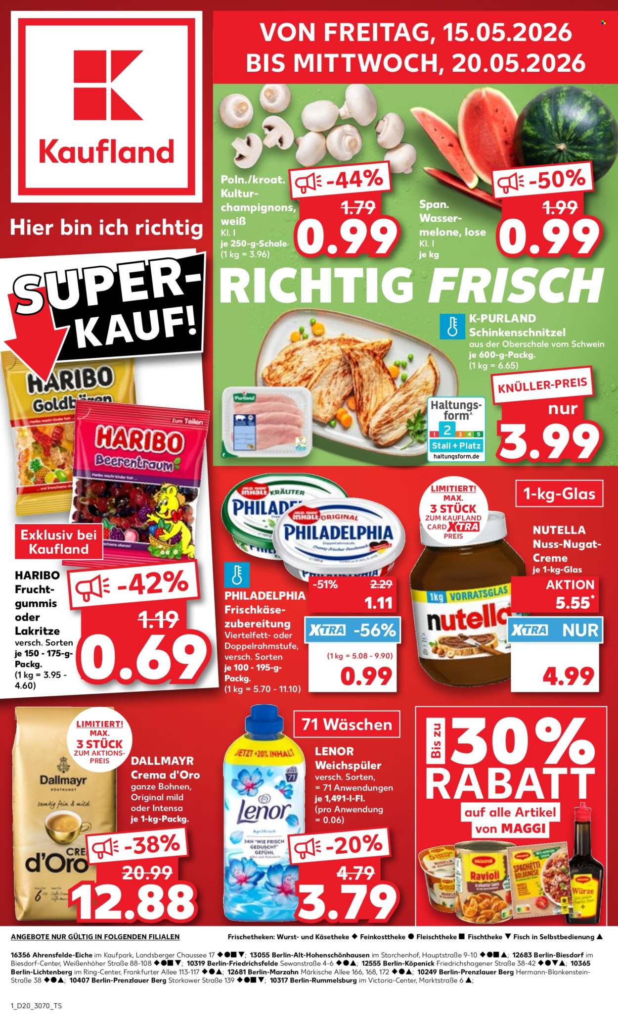 Kaufland Prospekte  - 15.05.2026 - 20.05.2026. Seite 1
