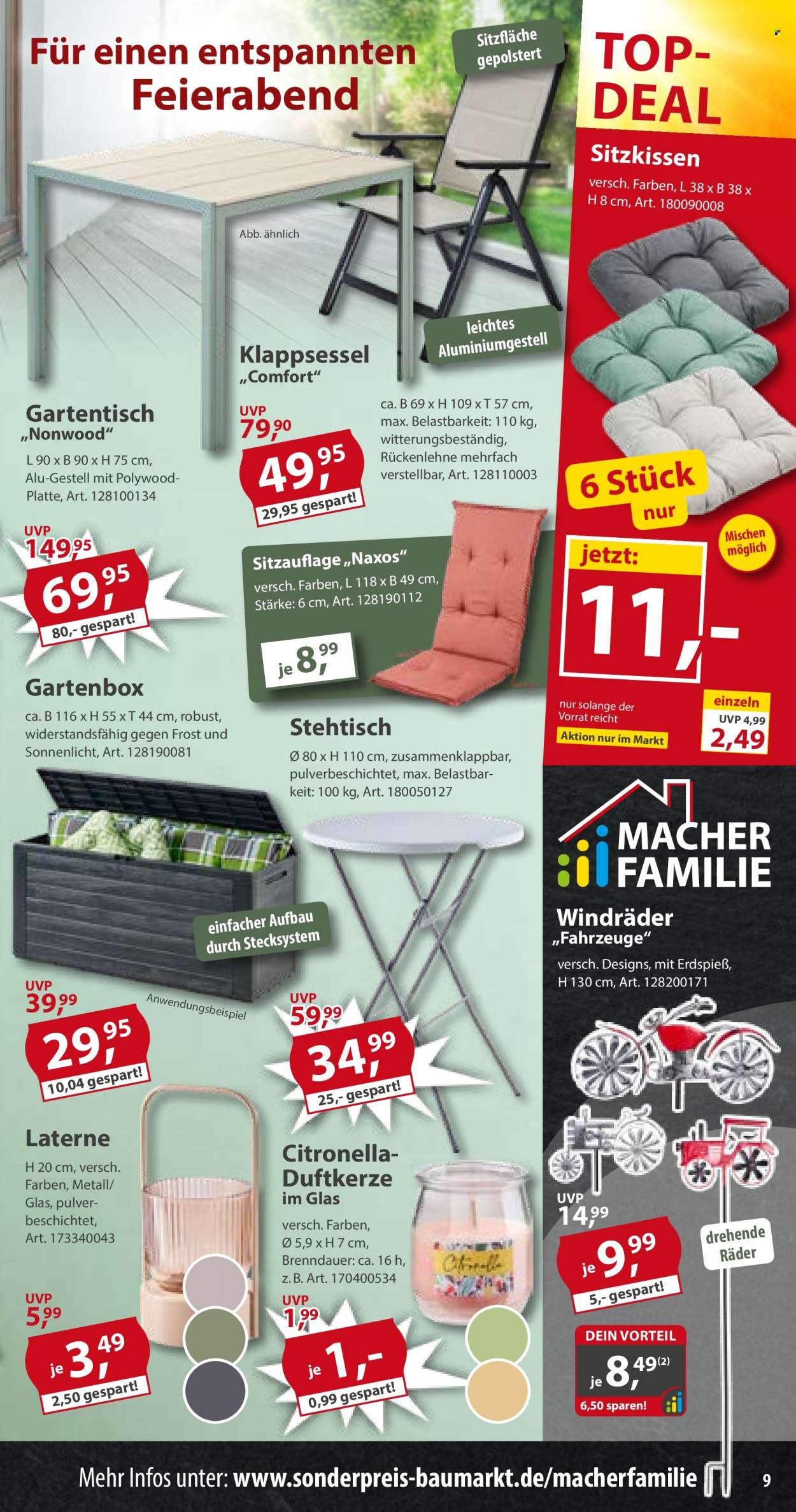 Sonderpreis-Baumarkt Prospekte  - 16.05.2026 - 22.05.2026. Seite 9
