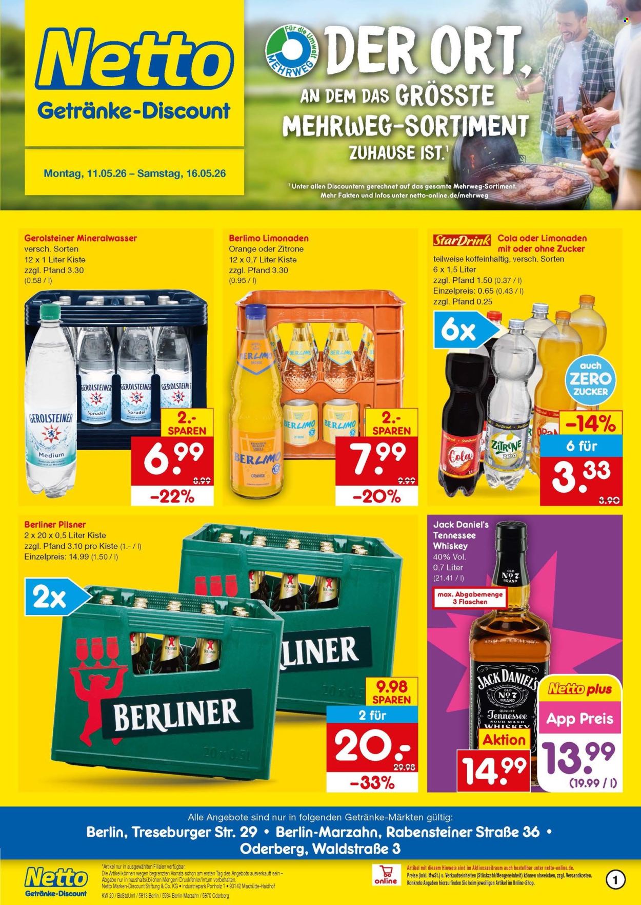 Netto Marken-Discount Prospekte  - 11.05.2026 - 16.05.2026. Seite 1