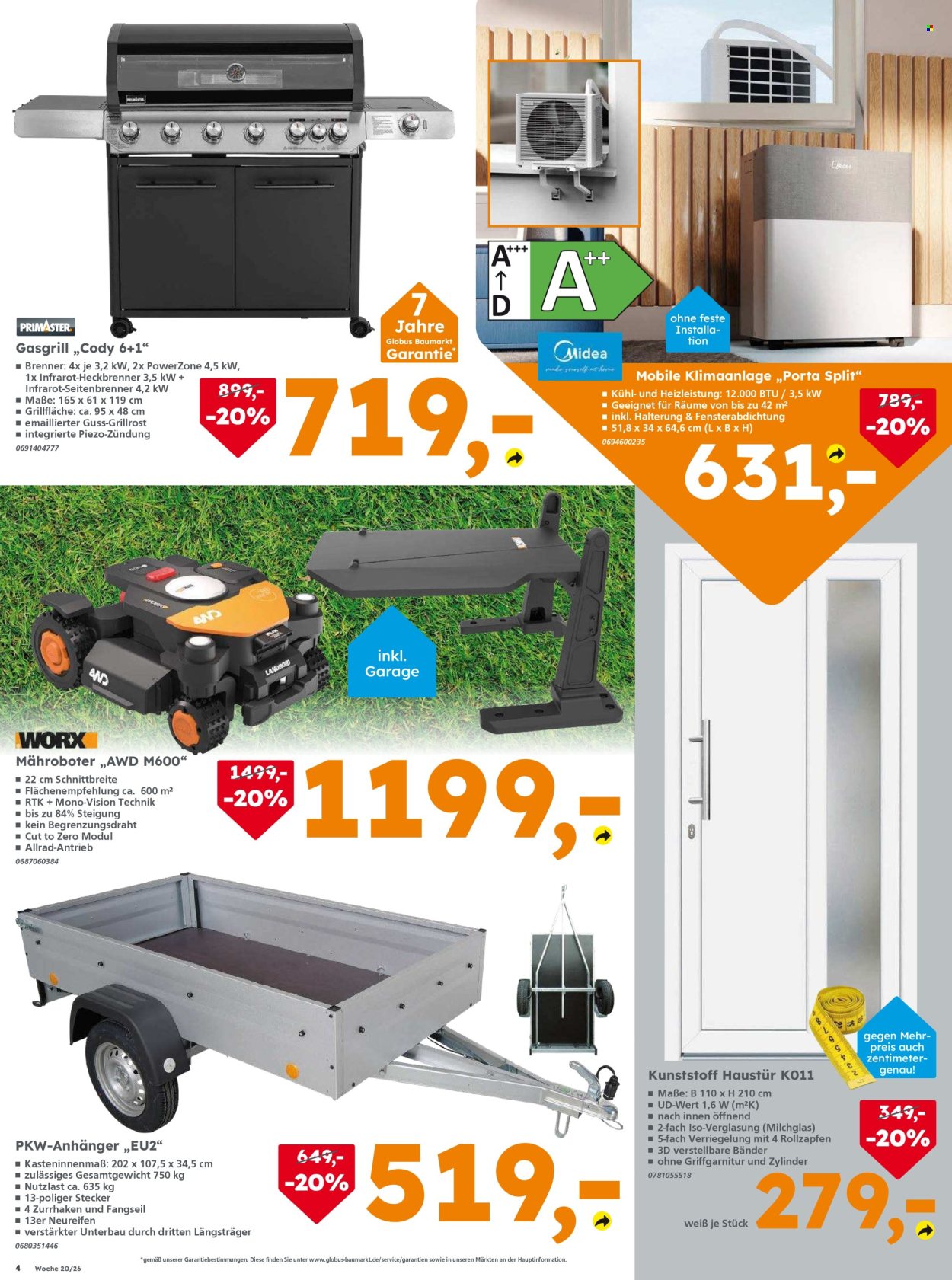 Globus Baumarkt Prospekte  - 15.05.2026 - 16.05.2026. Seite 4