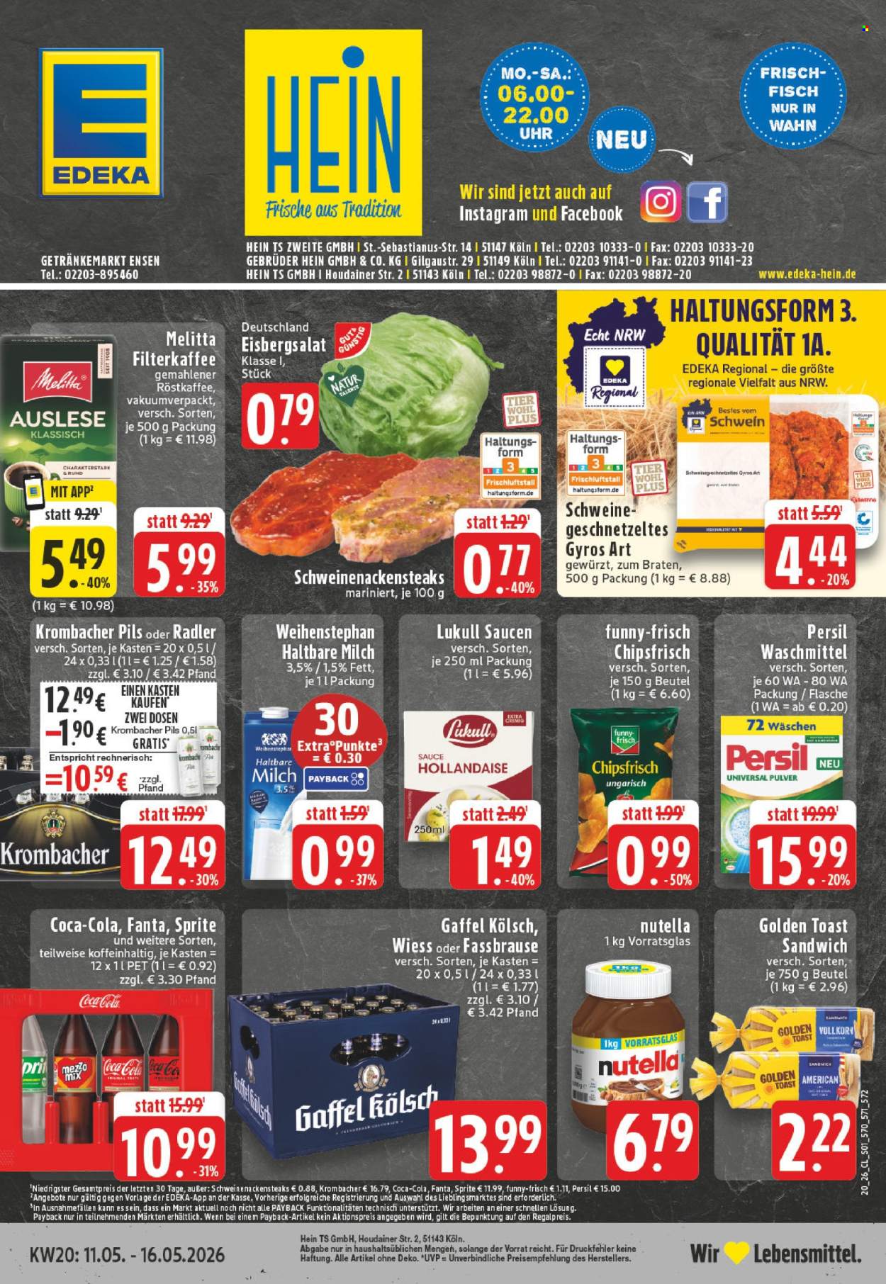 Edeka Prospekte  - 11.05.2026 - 16.05.2026. Seite 1