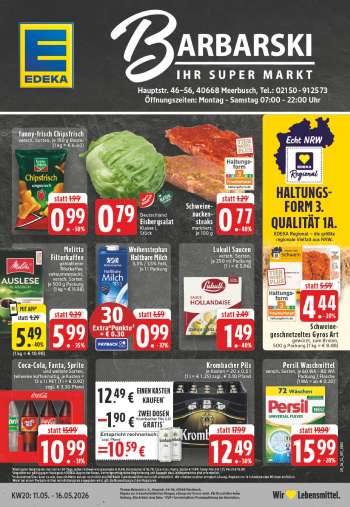 Prospekte Edeka - 11.05.2026 - 16.05.2026.