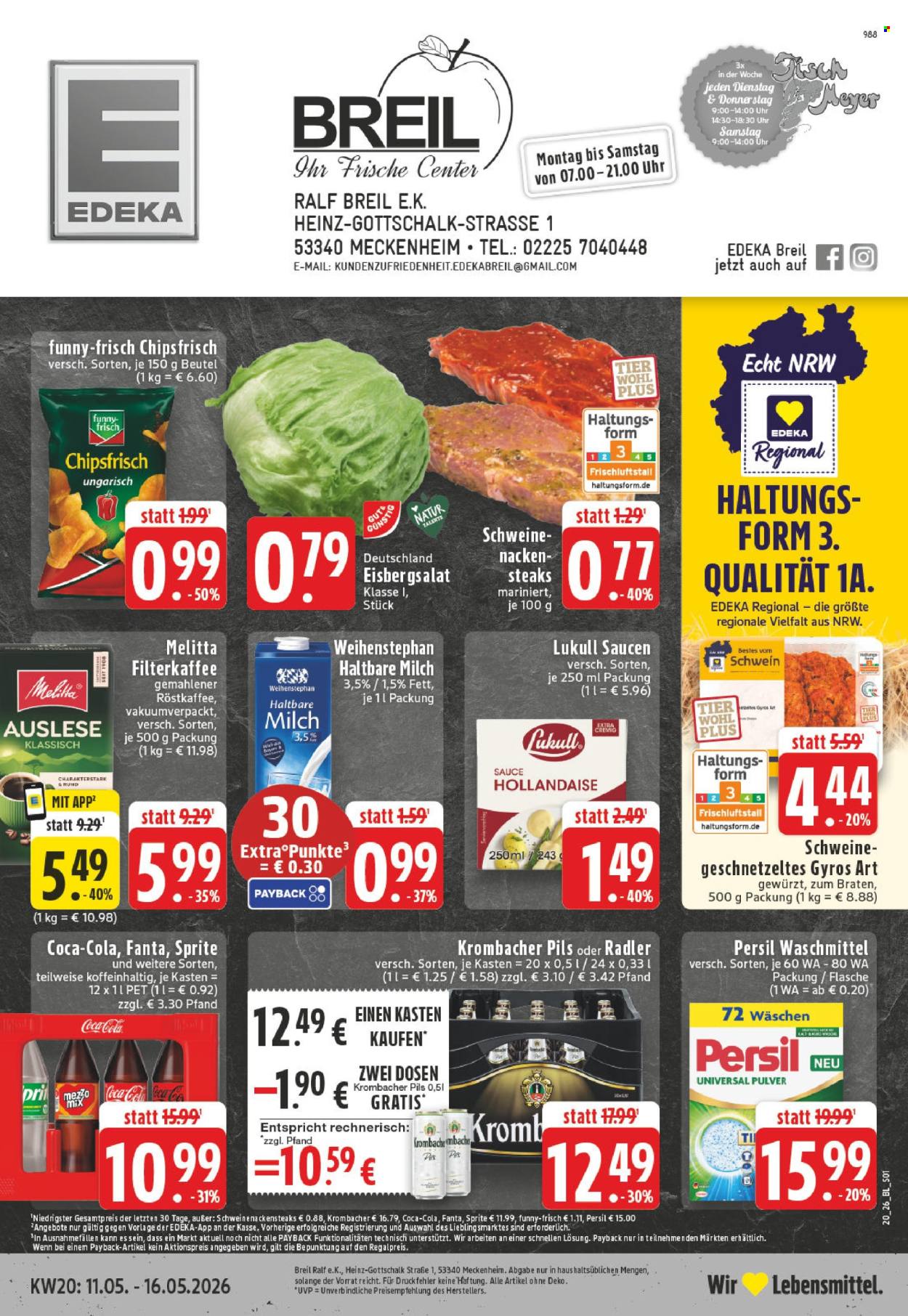 Edeka Prospekte  - 11.05.2026 - 16.05.2026. Seite 1