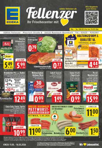 Prospekte Edeka - 11.05.2026 - 16.05.2026.