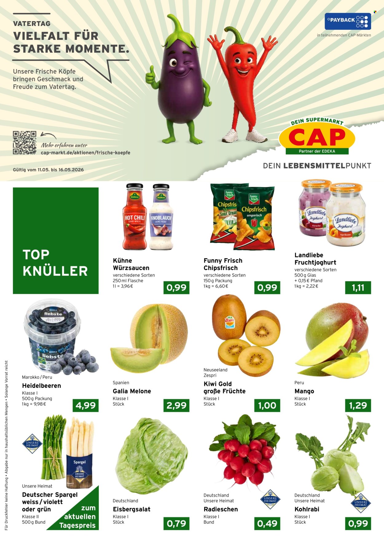 CAP-Markt Prospekte  - 11.05.2026 - 16.05.2026. Seite 1