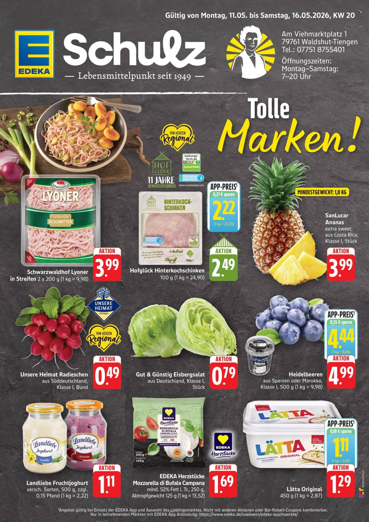 Edeka Prospekte  - 11.05.2026 - 16.05.2026. Seite 1