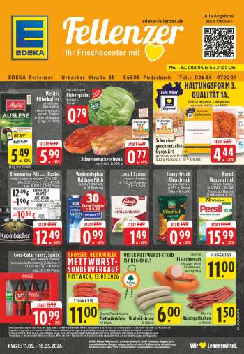 Prospekte Edeka - 11.05.2026 - 16.05.2026.
