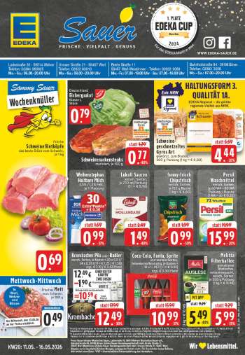 Prospekte Edeka - 11.05.2026 - 16.05.2026.