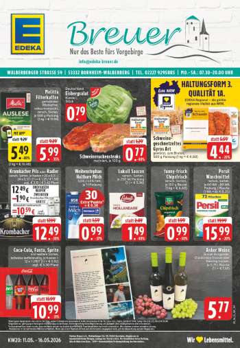 Prospekte Edeka - 11.05.2026 - 16.05.2026.