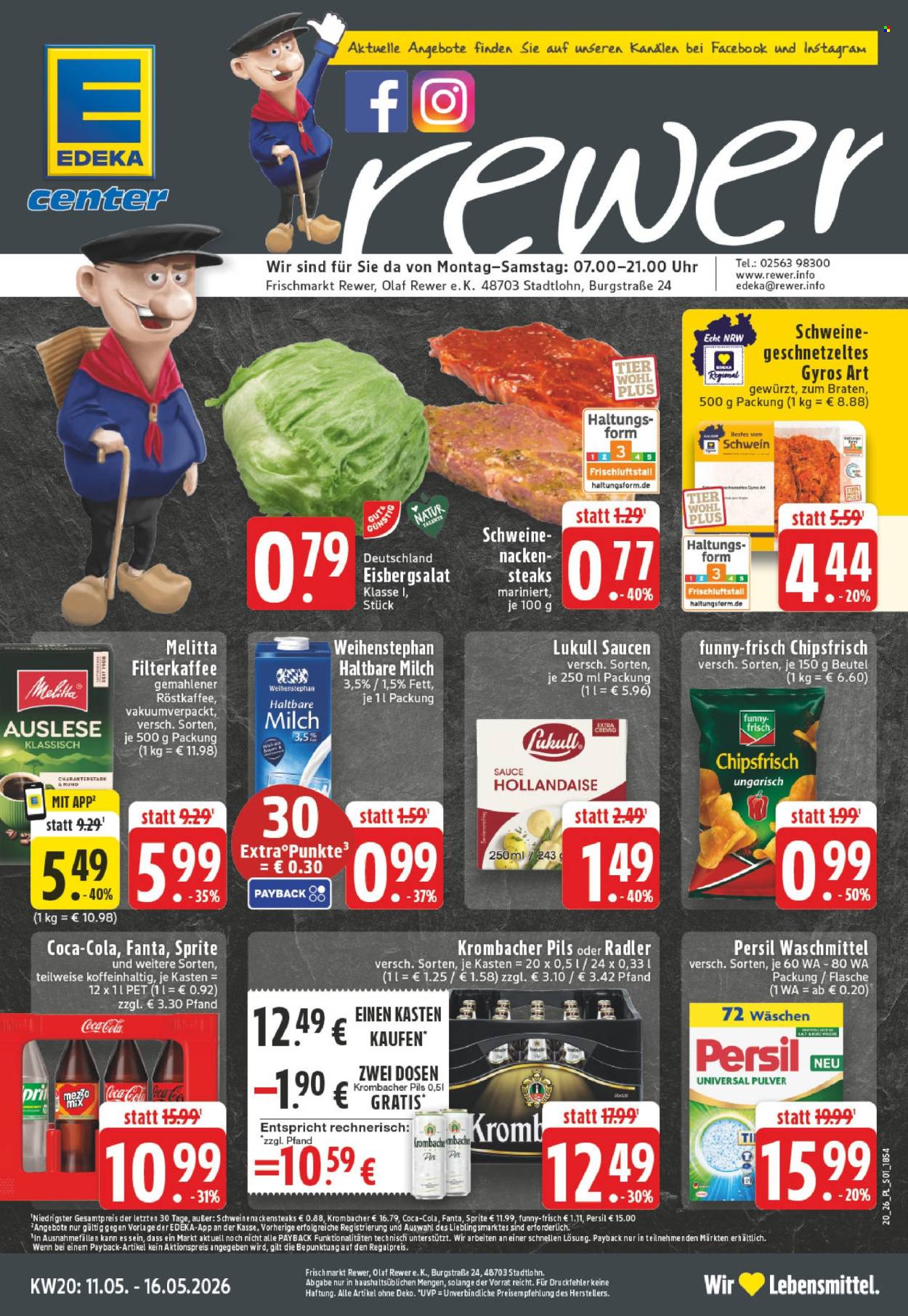 E center Prospekte  - 11.05.2026 - 16.05.2026. Seite 1