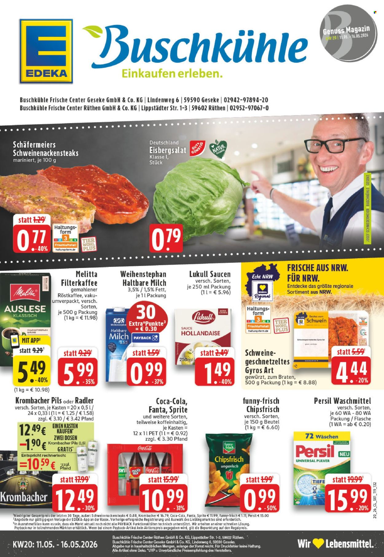 Edeka Prospekte  - 11.05.2026 - 16.05.2026. Seite 1