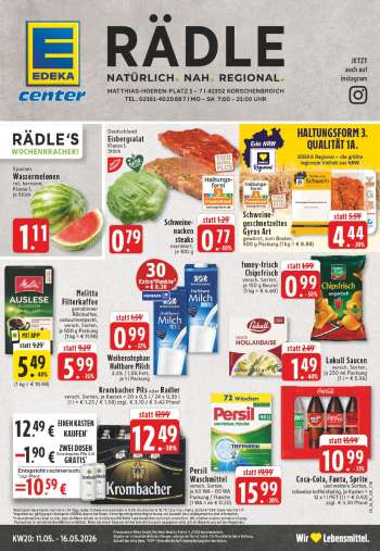Prospekte E center - 11.05.2026 - 16.05.2026.