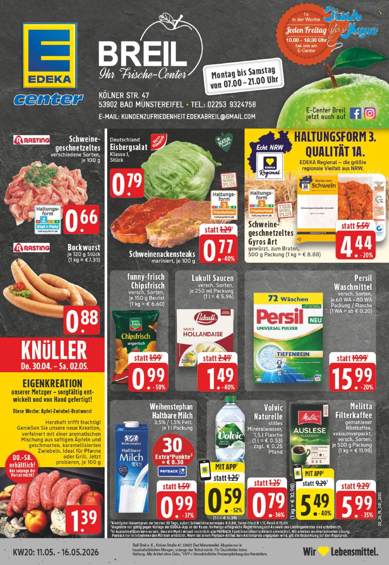 E center Prospekte  - 11.05.2026 - 16.05.2026. Seite 1