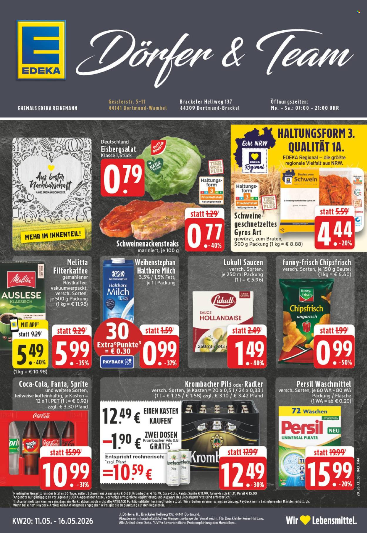 Edeka Prospekte  - 11.05.2026 - 16.05.2026. Seite 1