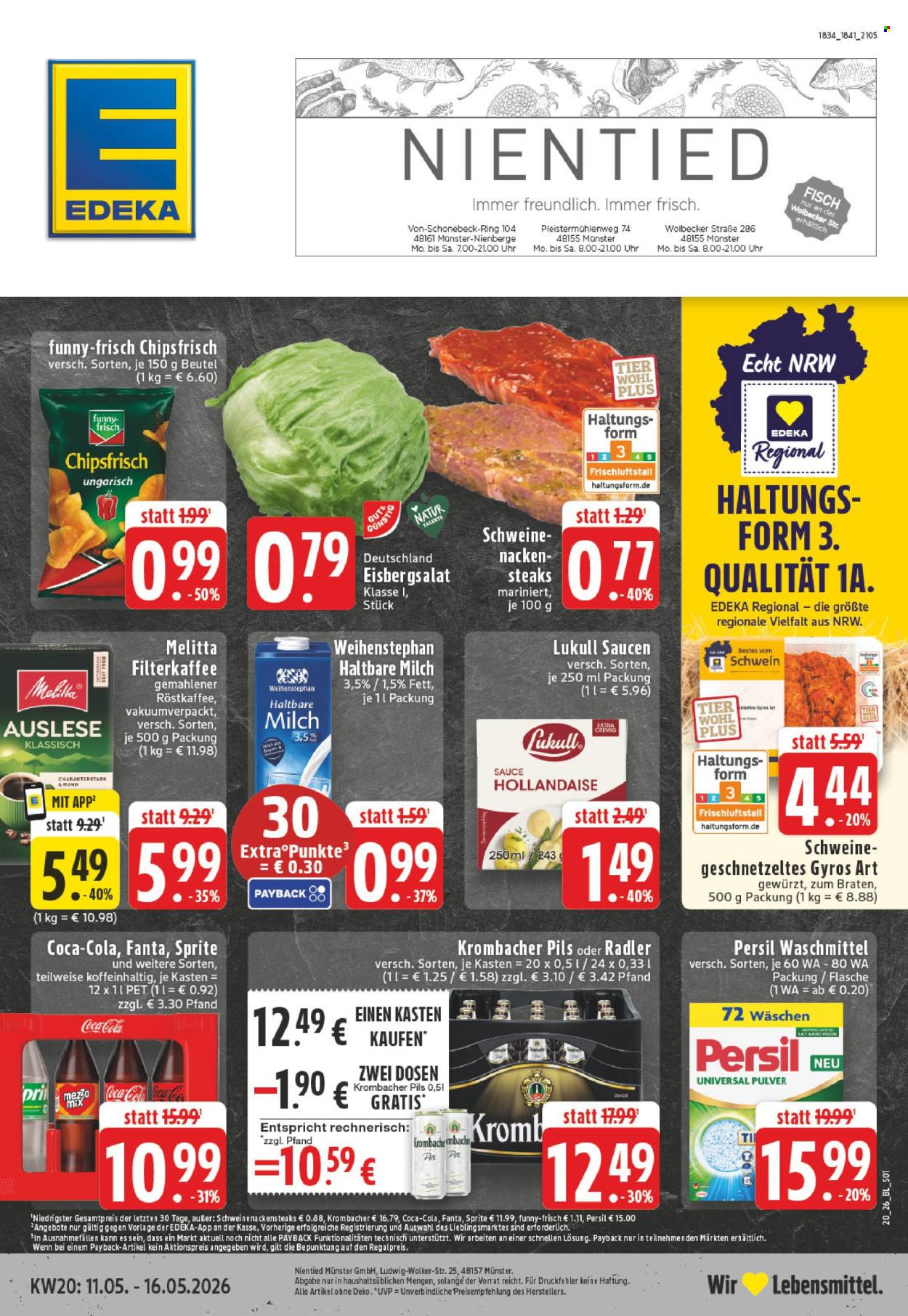 Edeka Prospekte  - 11.05.2026 - 16.05.2026. Seite 1