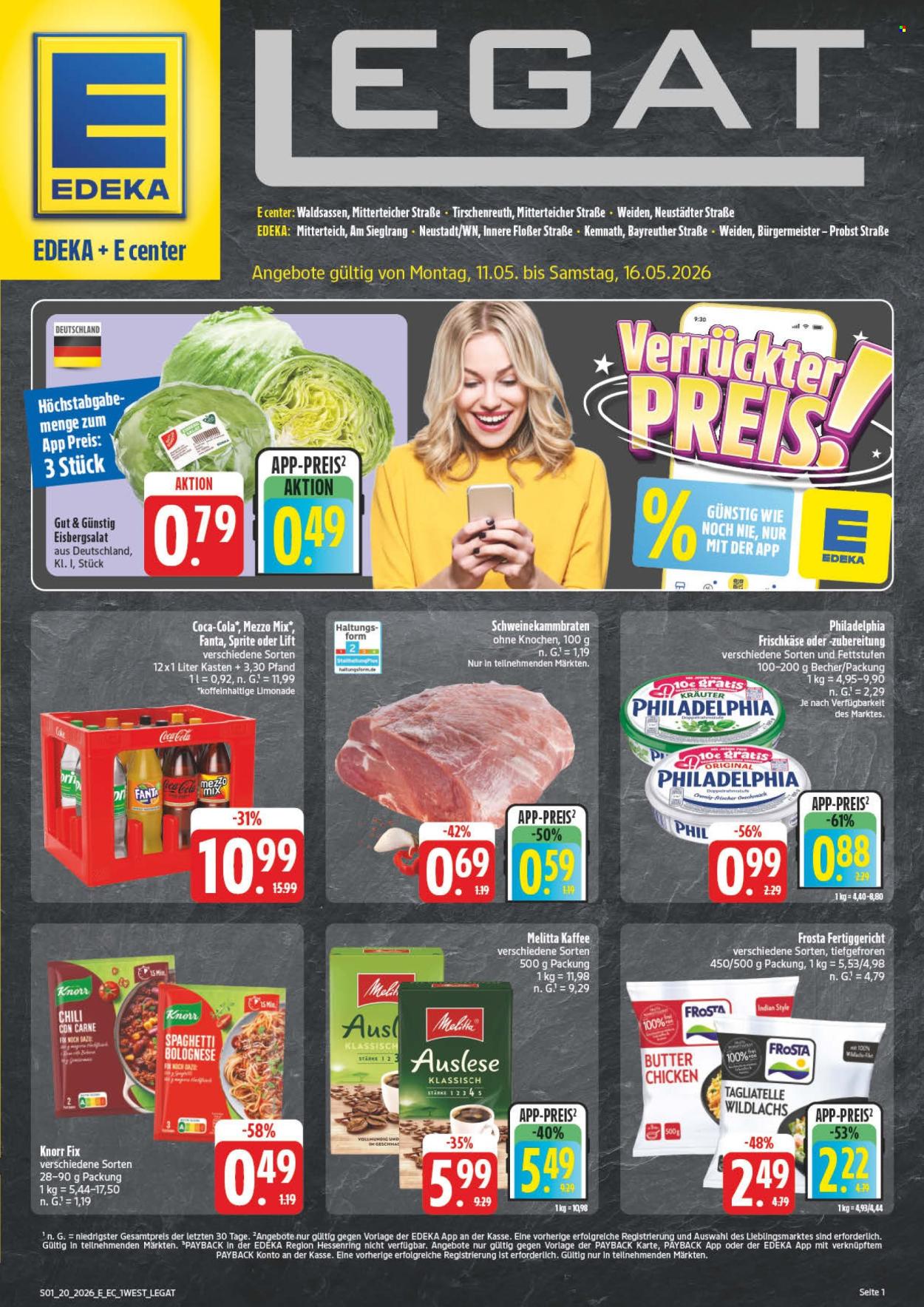 Edeka Prospekte  - 11.05.2026 - 16.05.2026. Seite 1
