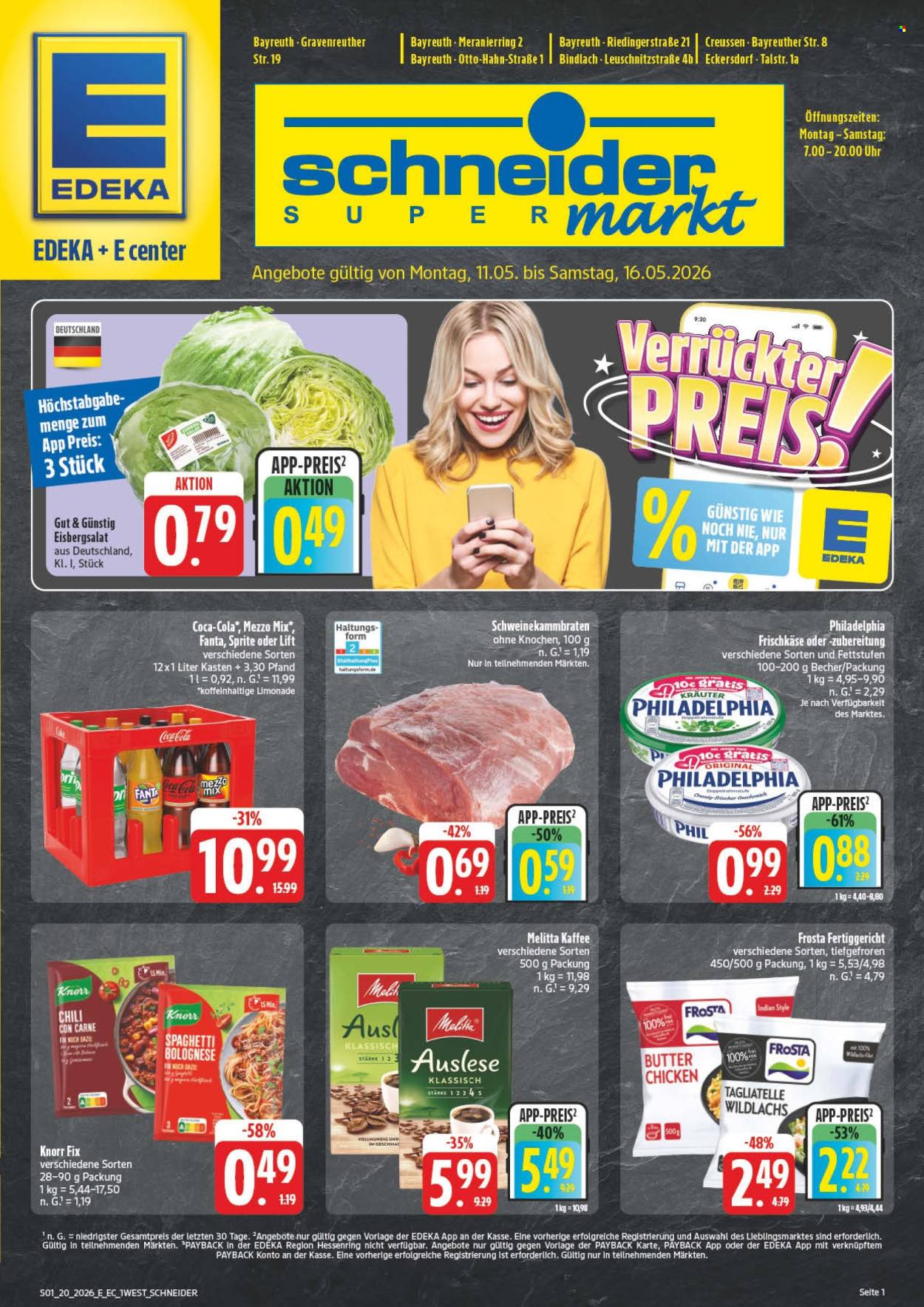Edeka Prospekte  - 11.05.2026 - 16.05.2026. Seite 1