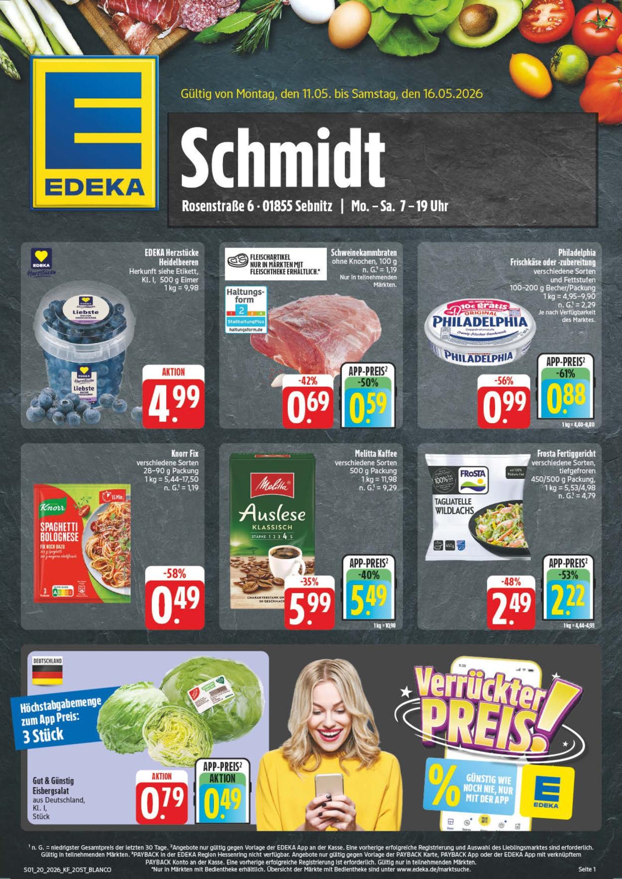 Edeka Prospekte  - 11.05.2026 - 16.05.2026. Seite 1