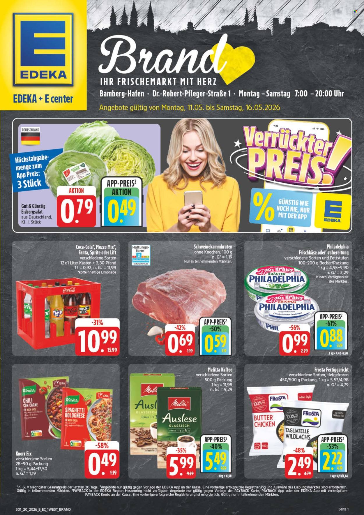 E center Prospekte  - 11.05.2026 - 16.05.2026. Seite 1