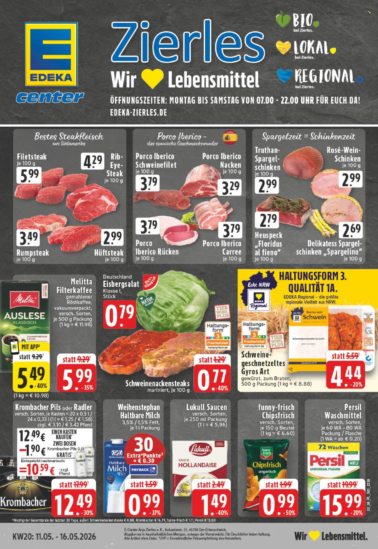 E center Prospekte  - 11.05.2026 - 16.05.2026. Seite 1
